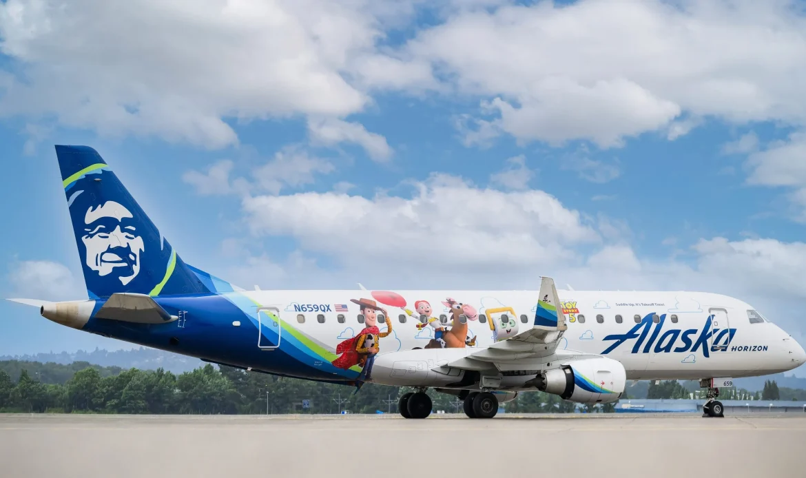 Horizon Air presenta un Embraer E175 con librea inspirada en Toy Story 5