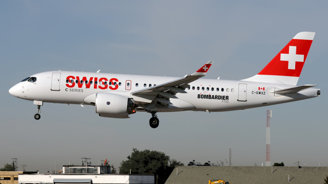 SWISS anuncia primeros vuelos con el CS100