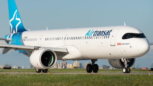 Airbus A321LR de AirTransat rompe récord de distancia al conectar Canadá y Grecia sin escalas