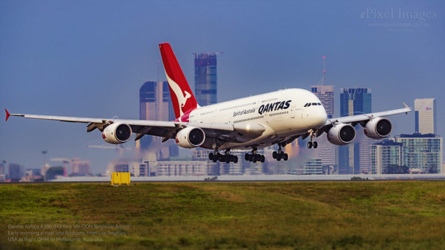 Qantas Airlines realiza el vuelo más largo en un A380