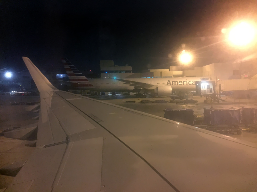Llegada a Los Angeles en un A321 de American Airlines desde Orlando.