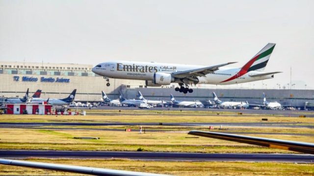 Emirates mantiene suspendida la ruta a Ciudad de México