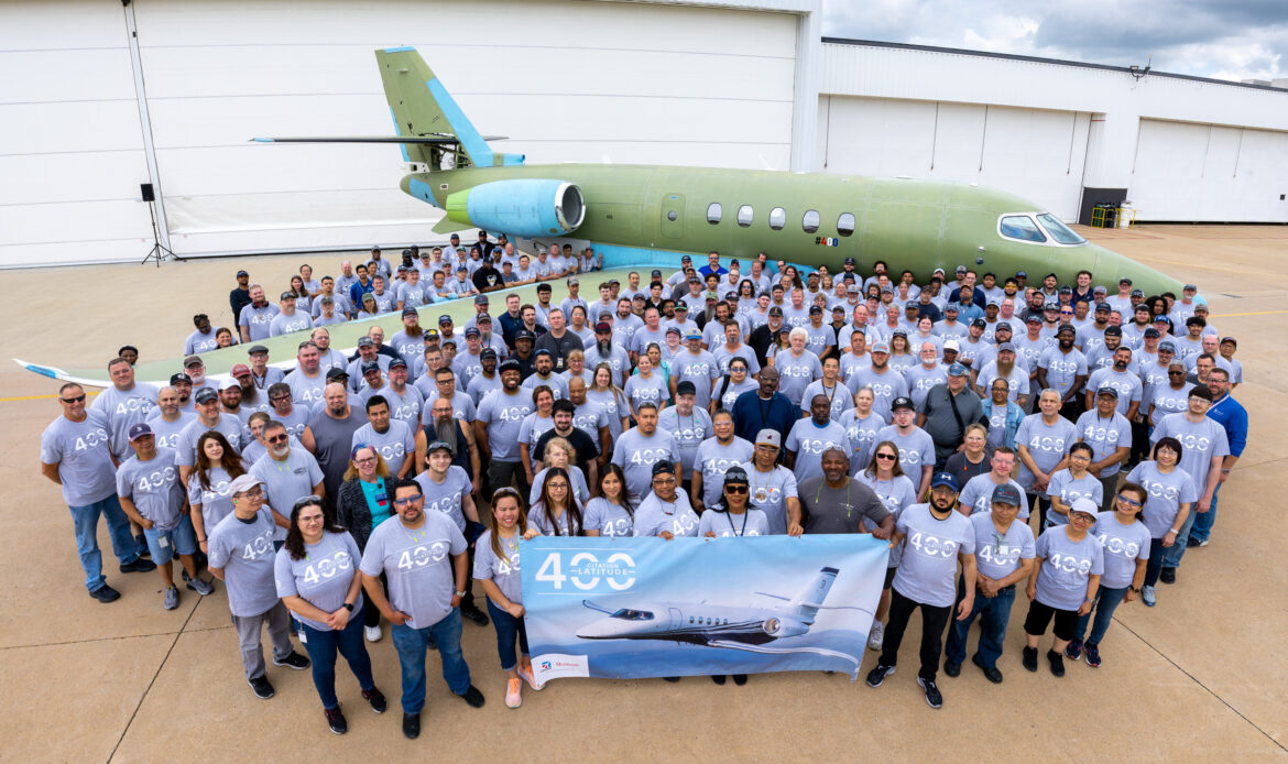 Textron celebra la fabricación de su Cessna Citation Latitude número 400