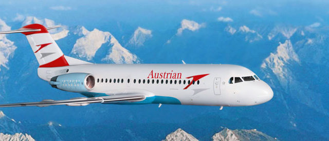 Austrian Airlines se despide el Fokker