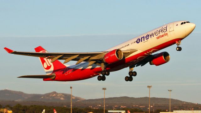 Así se despidió el último vuelo de largo alcance de Air Berlin