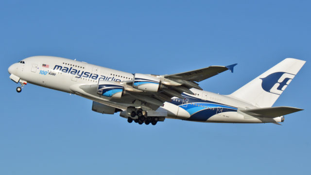 Malaysia Airlines retira de servicio al A380