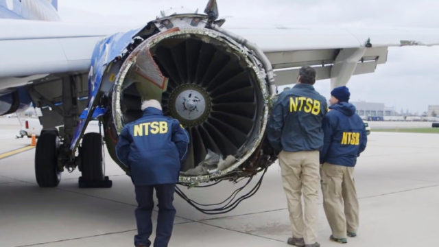 NTSB emite actualización respecto a falla de motor del Southwest 1380