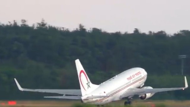 Boeing 737 de Royal Air Maroc sufre un incidente despegando de Frankfurt