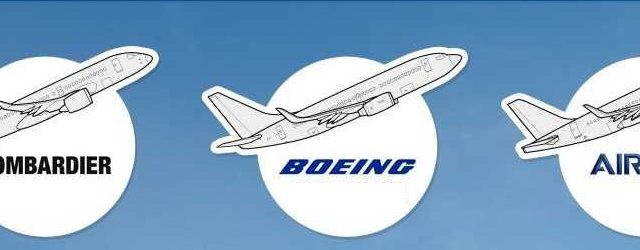 ¿Cuánto cuesta una aeronave comercial Boeing, Airbus o Bombardier?