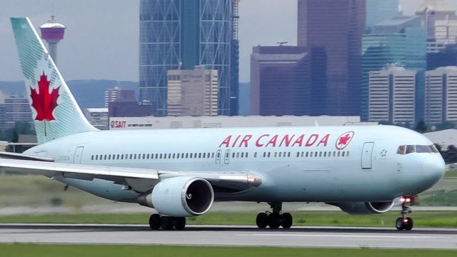 Air Canada opera el último vuelo comercial a bordo de un B767