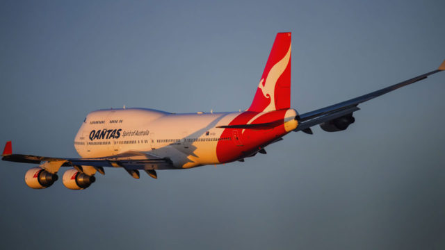 Qantas Airlines realiza el último vuelo a bordo de un Boeing 747