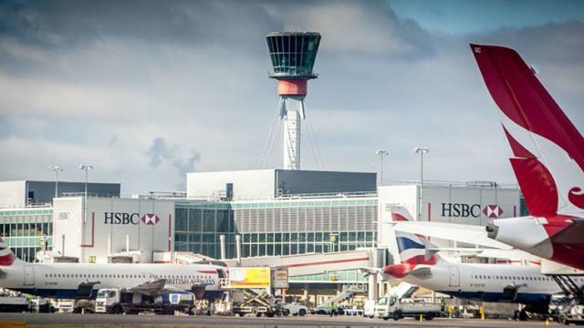 Aeropuerto de Heathrow suspendió salidas por drone