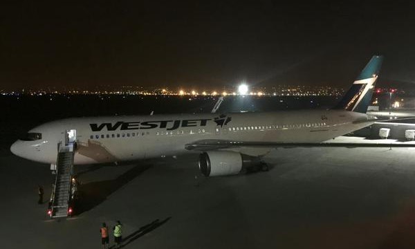 WestJet recibe su primer Boeing 767