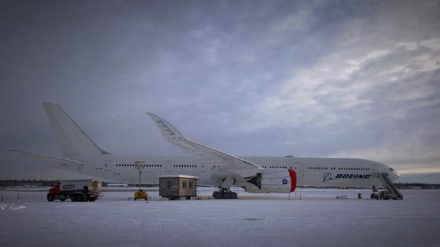 Boeing traslada programa 777X a Alaska para pruebas en frío extremo