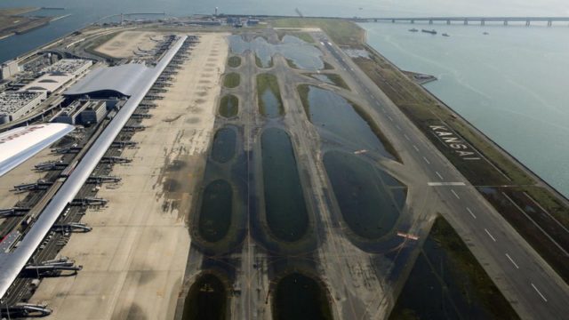 Aeropuerto de Osaka afectado por tifón reiniciará operaciones mañana