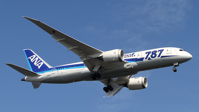 ANA celebra 100 mil vuelos comerciales con el 787