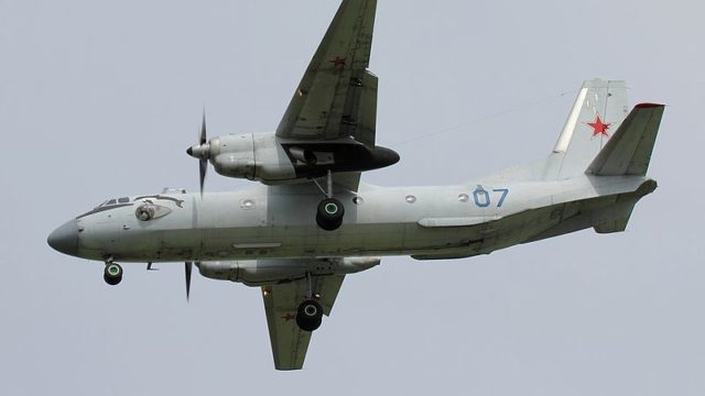 Se accidenta An-26 de Fuerza Aérea de Rusia en Siria