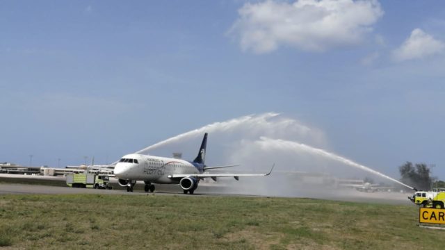 Aeroméxico reinicia operaciones a Santo Domingo