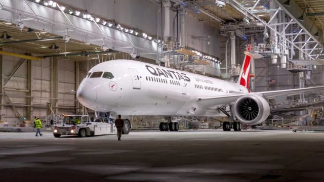 Qantas enviará la mayoría de sus B787 a Estados Unidos para su almacenaje