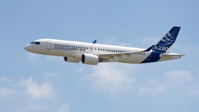 Transport Canada emite directiva de aeronavegabilidad al Airbus A220