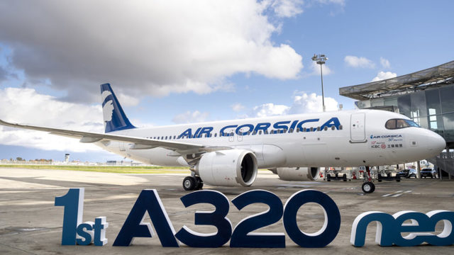 Air Corsica recibe su primer A320neo