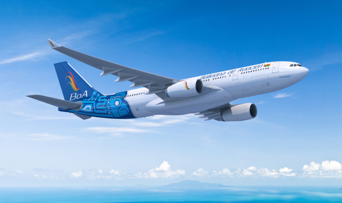 Boliviana de aviación operará un A330 para vuelos entre Estados Unidos y Europa