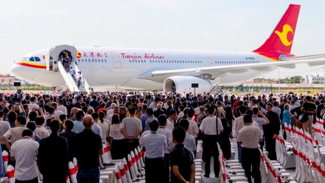 Airbus inaugura Centro de Entregas de A330 en China