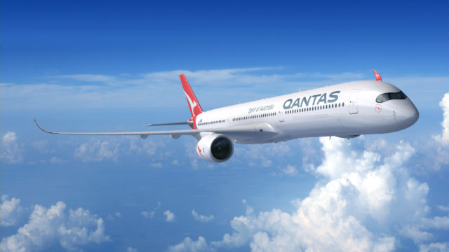 Qantas Airlines selecciona el A350-1000 para vuelos del Project Sunrise