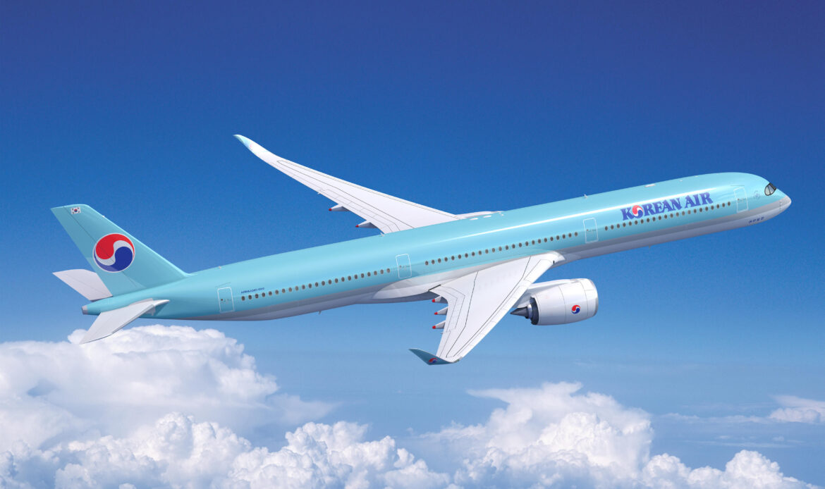 Korean Air firma pedido en firme por 33 Airbus A350
