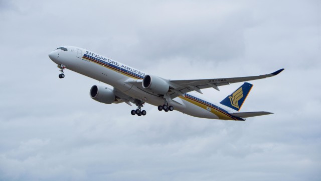 Singapore Airlines recibe su primer A350 XWB