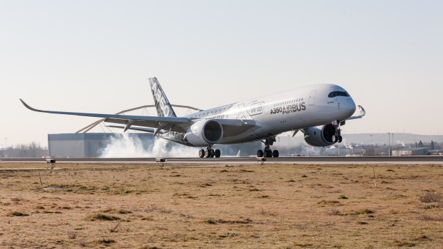 Debut del A350XWB en Madrid