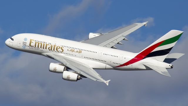 Emirates regresa su Airbus A380 a una ruta más