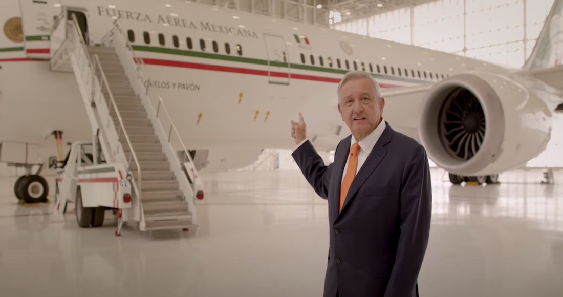 AMLO ofrece avión presidencial a Aeroméxico para fiestas y matrimonios en el Caribe