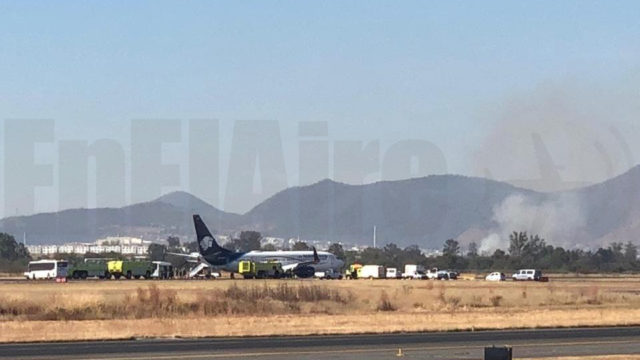 B737 de Aeroméxico evacuado en Guadalajara