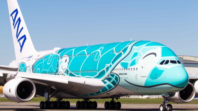 ANA regresará al servicio sus equipos Airbus A380