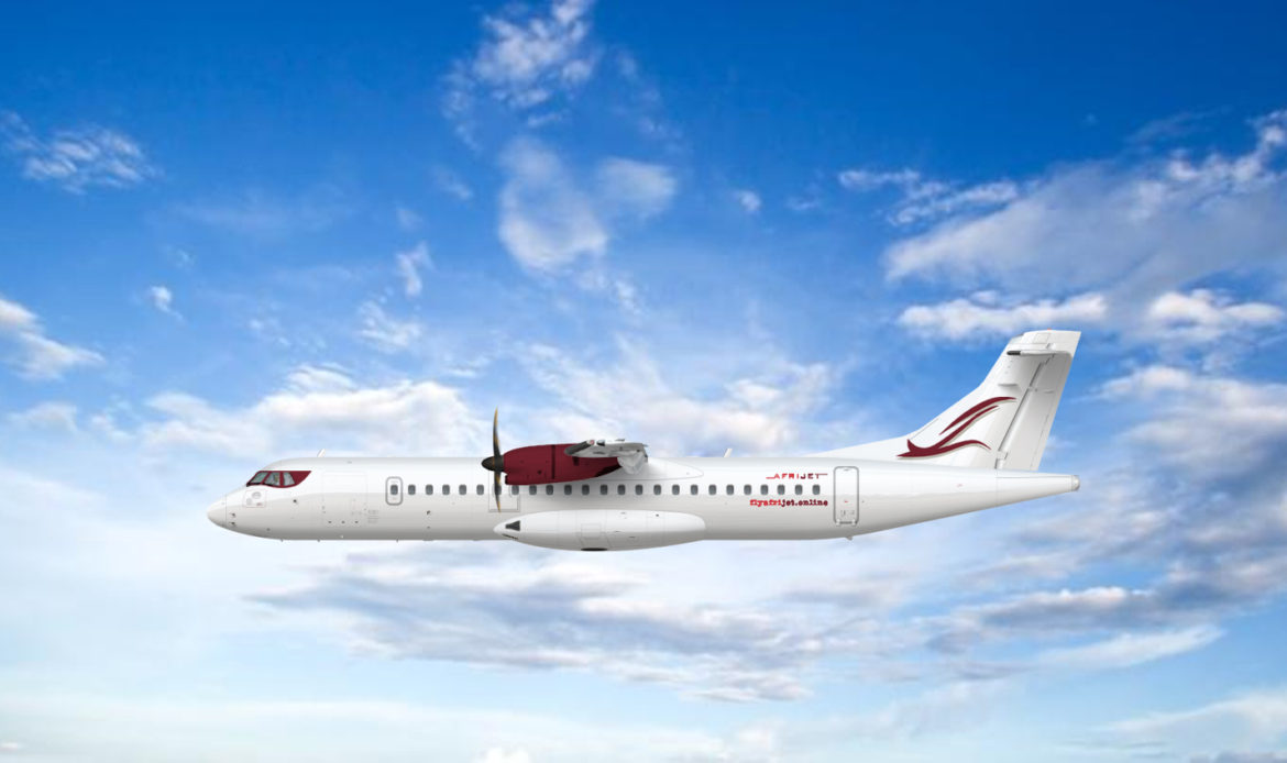 Afrijet realiza pedido por tres ATR 72-600 con motores Pratt de bajo consumo