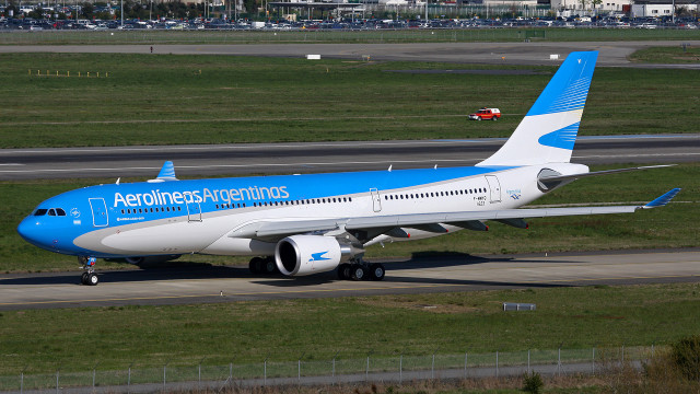 El segundo A330 de Aerolíneas Argentinas inicia vuelos de prueba