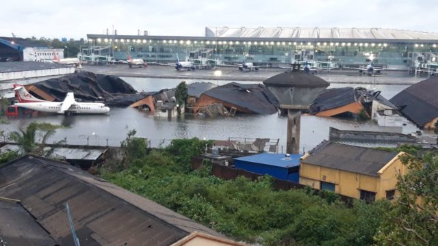 Ciclón Amphan ocasiona daños en el aeropuerto de Calcuta