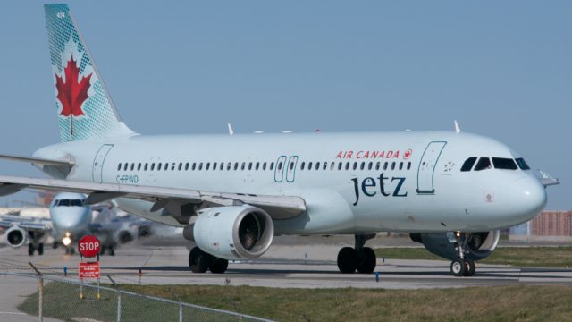Air Canada Jetz utilizará sus equipos A319 en rutas comerciales