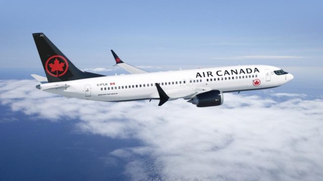 Air Canada reprograma vuelos de su 737 MAX