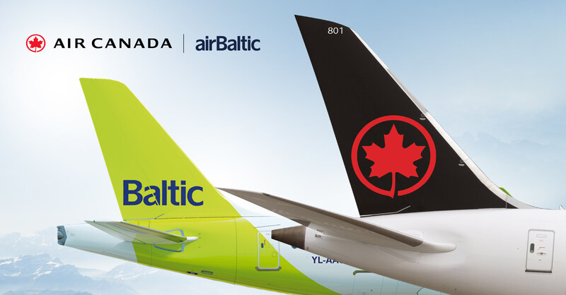 Air Canada y airBaltic anuncian acuerdo de código compartido