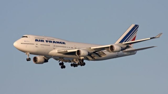 México despidió al Boeing 747-400 de Air France