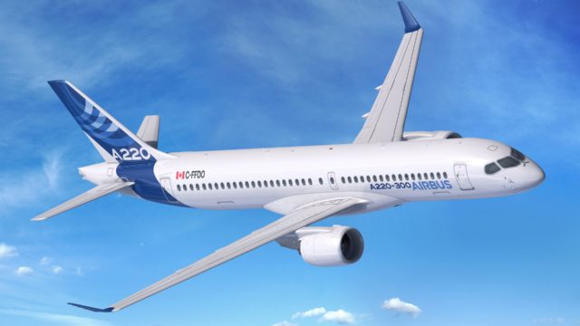Airbus A220 celebra 155,000 vuelos en lo que va de 2019