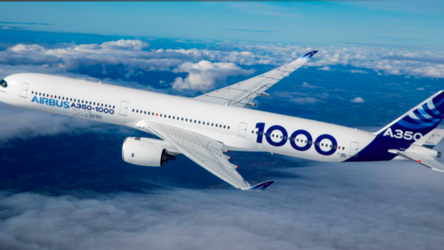 A350-1000 con mayor alcance por mayor MTOW
