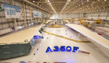 Airbus finaliza la fabricación de alas para su A350 de carga