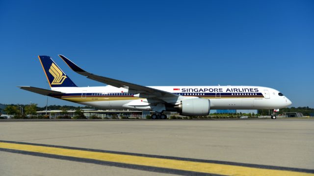 Airbus entrega primer A350 XWB Ultra Long Range a Singapore Airlines