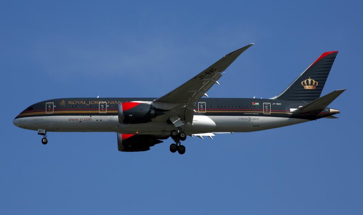 Royal Jordanian realiza pedido por 4 Boeing 787-9