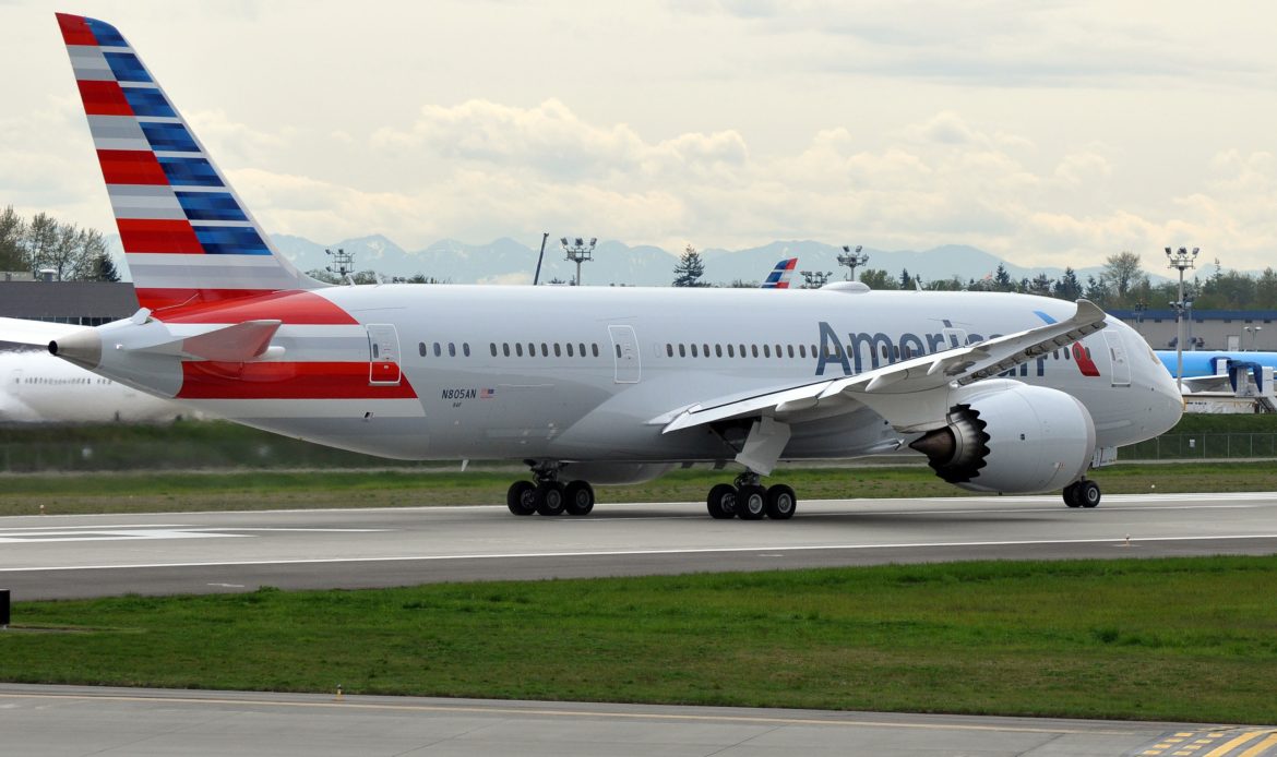 American  Airlines recibirá Dreamliner después de que FAA autorice entregas.