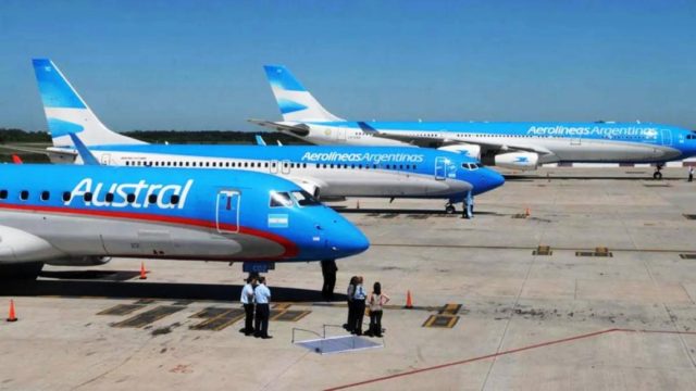 Inician planes de fusión Aerolíneas Argentinas y Austral