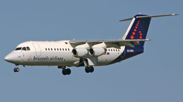 Brussels Airlines retira de su flota al Avro RJ100